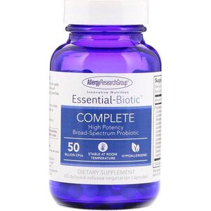 Essential-Biotic Complete 50 Billion CFU's 60 Delayed-Release Vegetarian Capsules - Allergy Research Group