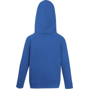 Fruit of the Loom Kids hoodie - Maat 116 (5-6) - Kleur Royal