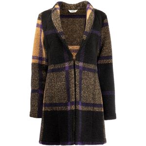NED Vest Celine Long Ls Purple Sapphire D 25w2 Dc046 02 Purple Sapphire Dames Maat - L