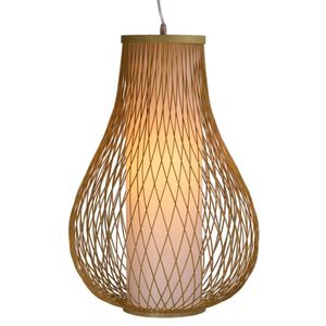 Fine Asianliving Bamboe Hanglamp Handgemaakt - Amber