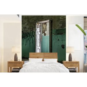 Stoel - Steen - Deur - Architectuur - Behangpapier