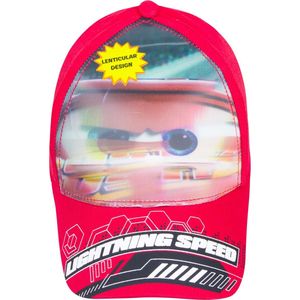 Disney Cars Pet / Cap - Katoen - Met 3D effect - Rood - Maat 52 cm (±2-5 jaar)