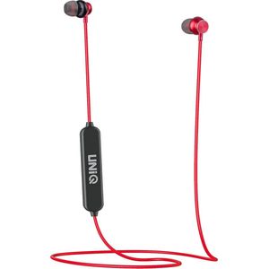 UNIQ Accessory Col draadloze bluetooth nekband oortjes - Rood