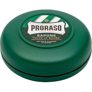Proraso - Green Shaving Soap - Osvěžující mýdlo na holení s eukalyptem - 75ml