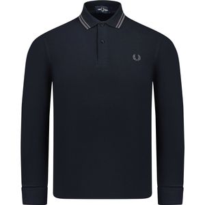 Fred Perry Polo Blauw Regular Fit - Maat XXL - Mannen - Herfst/Winter Collectie - Katoen