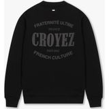 Croyez - Stamp Sweater - Zwart - Regular Fit