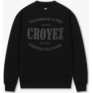 Croyez - Stamp Sweater - Zwart - Regular Fit