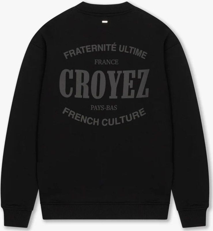 Croyez - Stamp Sweater - Zwart - Regular Fit