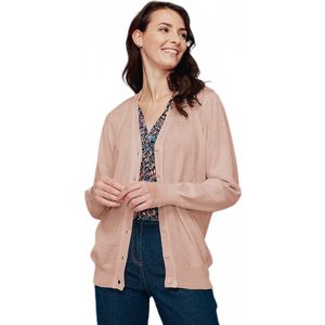 Vest met knopen van merinoswol