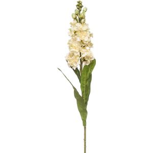 Emerald - Kunstbloem Violier 80cm crème - Kunstplant voor binnen