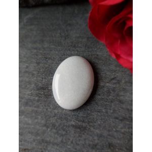 Zaksteen 40 x 30 mm Aventurijn Wit