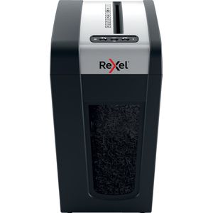 Rexel MC6-SL Stille Papierversnipperaar P-5 Micro - Versnippert 6 Vellen - Voor Thuiskantoor - Zwart