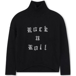 Zadig & Voltaire - X60517 - Sweatshirt - Zwart - Hoge Col - Relaxte Pasvorm