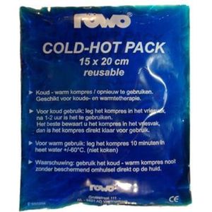 Röwo -Hot-Cold Packs-Blauw-15x20cm-12 stuks