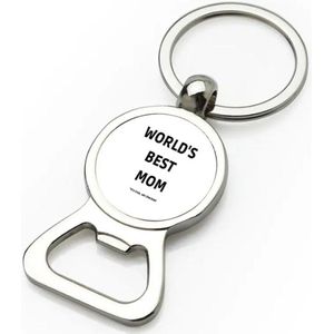 Akyol - world's best mom it's true we checked flesopener - Mama - werelds beste moeder - moeder cadeautjes - moederdag - verjaardag - geschenk - kado - 9 bij 3 cm