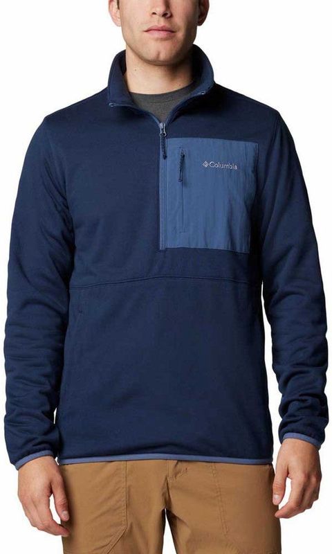 Columbia - Hike II - Fleece Met Halve Rits - Blauw