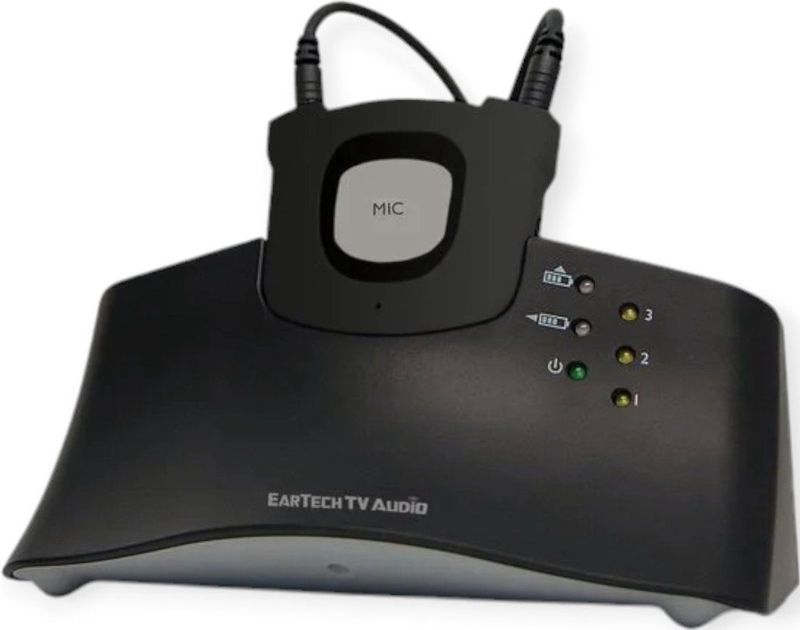 EarTech - TV Audio - Draadloos Luistersysteem - Zwart - Kunststof