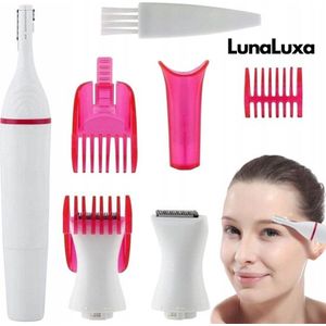 LunaLuxa - Bodytrimmer - Ladyshaves Voor Vrouwen - 5 in 1 - Ladyshaves - Ladyshave - Bikinitrimmer - Precisietrimmer - Gezichtsontharing