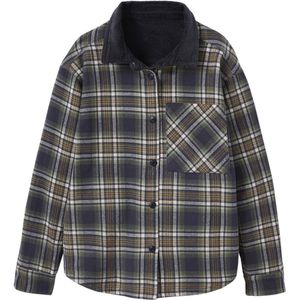 Jonen - JONEN - Omkeerbaar Hemd - Flanel en Fluweel - Jongens