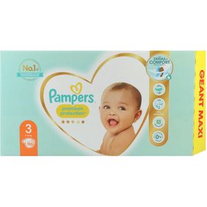 Pampers Premium Protection luiers - Maat 3 (6 - 10kg) - 96 stuks