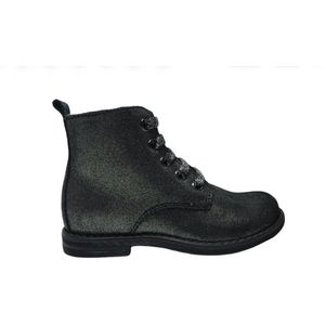 Naturino Mt 24 veter/rits bling bling lederen laarsjes Orzia pewter