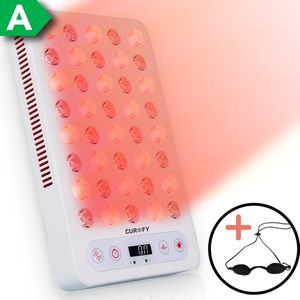 Curify® Infraroodlamp - Infraroodtherapie Lamp voor Spieren, Gewrichten en Humeur - 100% UV-blokkering - Collageen Lamp – Bevordert Bloedcirculatie – Fibromyalgie & Red Light Therapy - Lichttherapie