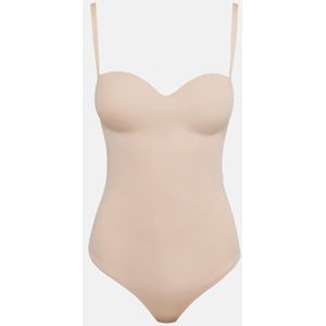 WOLFORD Mat De Luxe Forming String Body Dames - Topjes - Beige - Maat XS-C