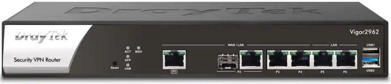 Draytek - Vigor 2962 - Router - Dual-Ethernet WAN - VPN - SSL VPN