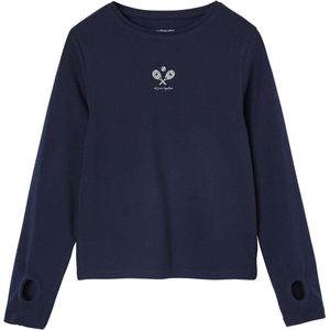 Vertbaudet - Sport T-shirt - Meisjes - Lange Mouwen - Tennis Motief