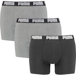 Puma 3-pak Heren Boxershort Everyday Boxershort - M - Grijs