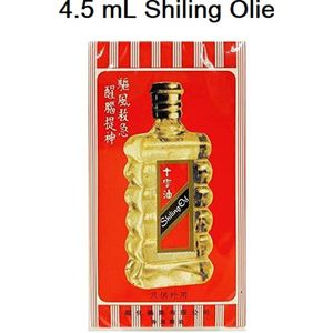 Shiling Oil Origineel - 4.5 ML - Natuurlijke Kruiden - Tegen Spierpijn / Hoofdpijn / Verkoudheid / Insectenbeet - Wonderolie - Shiling Olie - Pijnverlichtend - Reisformaat - 4.5 ml