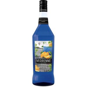 Blue Curacao limonadesiroop - siroop ranja van Vedrenne - ook voor Sodastream / Sodamaker / cadeautip / cocktails