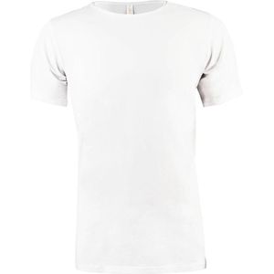 Muchachomalo Basiscollectie Light cotton Heren T-shirt - Wit - Maat M