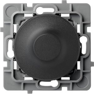 Casual Evo Dimmechanisme LED compatibel - Dimmer schakelaar 1W tot 75W (LED) - Kunststof - Inbouwinstallatie - Zwart - 74 x 74 x 54 mm