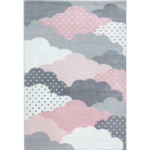 Ayyildiz - Bambi - Kindervloerkleed - Roze - Wol