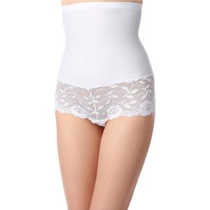 Bellivalini Dames Slip Onderbroek - Figuurvormende - Shapewear - Polyamide - High Waist - BLV-BLV50-104-SL-n - Wit - S