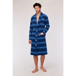 Woody kamerjas heren - blauw gestreept - 252-10-MDS-D/943 - maat XXL