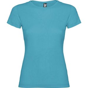 T-shirt 'Jamaica' dames met korte mouwen Turquoise - 7/8