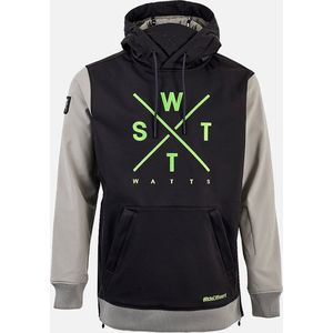 WATTS - Orbital - Softshell Ski Jas - Lichtgrijs/Groen