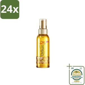Wella – Deluxe Oil Rich – Haarolie – 100 ml - Voordeelverpakking - 24 stuks - Voeding - Droog haar