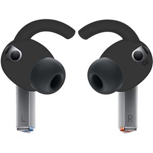 Ibley Oorhaken voor Galaxy Buds 3 Pro - Siliconen Sport Hooks - Set van 2 - Zwart - Zweetbestendig