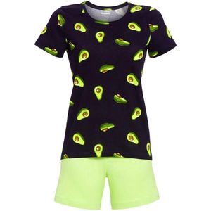 Katoenen shortama avocados Ringella - Blauw - Maat - 52