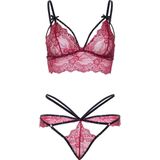 Strappy bralette and g-string