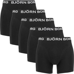 Björn Borg Boxershort Essential - Onderbroeken - Boxer - 5 stuks - Heren - Zwart