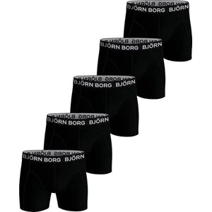 Bj�rn Borg Boxershort Essential - Onderbroeken - Boxer - 5 stuks - Heren - Zwart