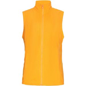myMo - Fleece Vest - Slanke Pasvorm - Opstaande Kraag - Zwart