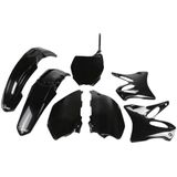 UFO - YAKIT302-001 - Plastic Set - Zwart - Voor Yamaha YZ 125/250 2006-2014