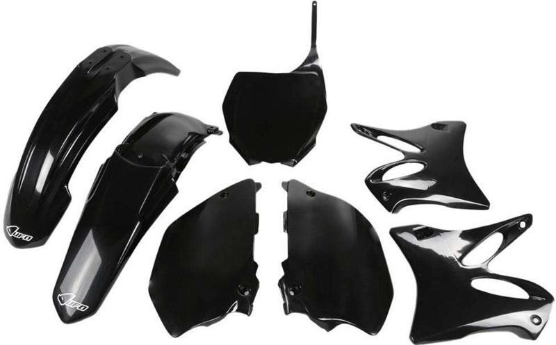 UFO - YAKIT302-001 - Plastic Set - Zwart - Voor Yamaha YZ 125/250 2006-2014