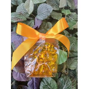 Geschenkzakje met 20 eendjes badparels ook leuk als geschenk