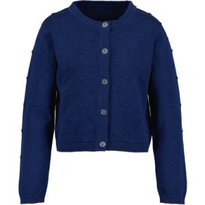 Blue Seven-Kids Girls knitted cardigan-Ultramarin orig